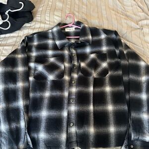 YoungLA Black and White Flannel